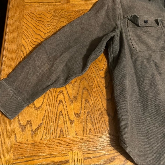 Everlane Men's Heavyweight Overshirt Shacket in Heathered Green Sz XXL *Flawed* - Picture 7 of 15